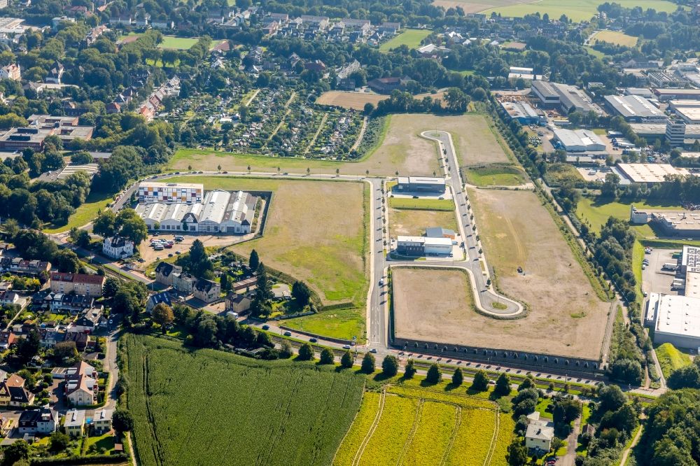 Luftbild Bochum - Entwicklungsgebiet der Industriebrache Hiltrop am Castroper Hellweg in Bochum im Bundesland Nordrhein-Westfalen