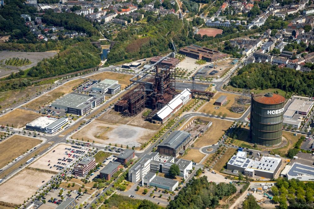 Dortmund von oben - Entwicklungsgebiet der Industriebrache Phönix-West im Ortsteil Hörde in Dortmund im Bundesland Nordrhein-Westfalen