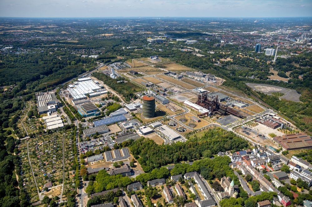 Luftaufnahme Dortmund - Entwicklungsgebiet der Industriebrache Phönix-West im Ortsteil Hörde in Dortmund im Bundesland Nordrhein-Westfalen