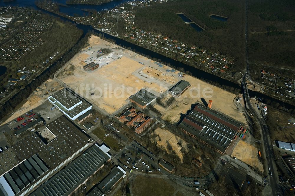 Luftaufnahme Berlin - Entwicklungsgebiet der Industriebrache Siemensstadt Square in Berlin, Deutschland