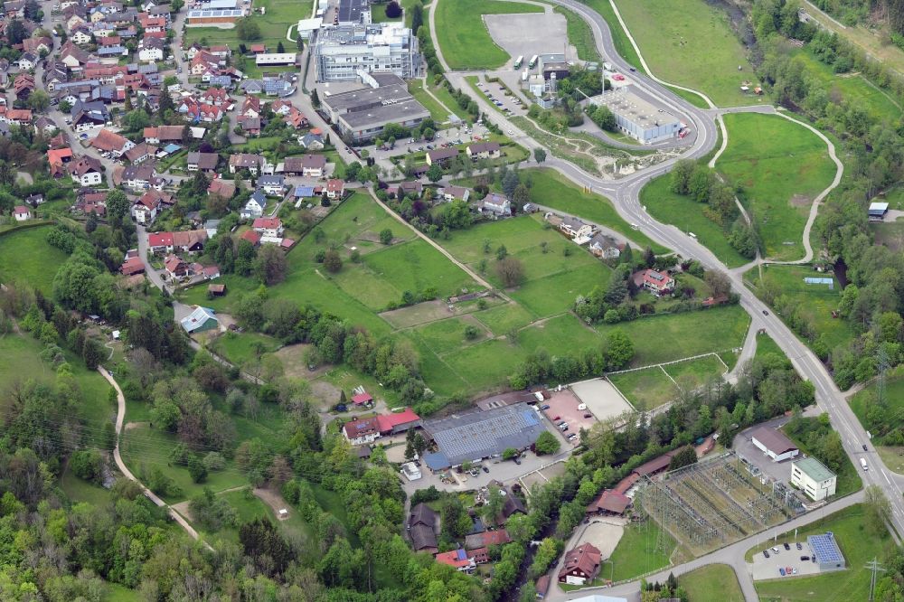 Luftbild Wehr - Entwicklungsgebiet für künftiges Bauland im Gewann Habiken beim Enkendorf in Wehr im Bundesland Baden-Württemberg, Deutschland
