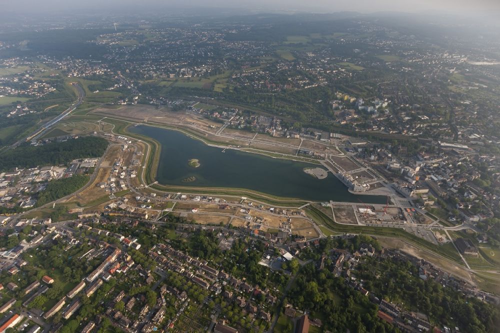 Luftaufnahme Dortmund - Entwicklungsgebiet Phoenix-See in Dortmund - Hörde auf ehemaliger Industriebrache