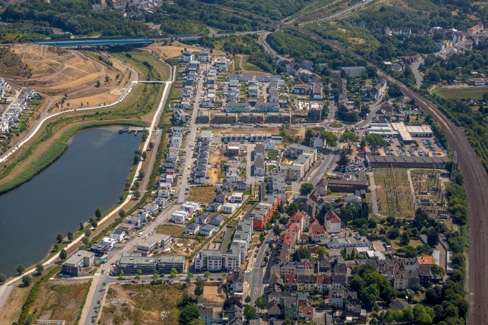Luftaufnahme Dortmund - Entwicklungsgebiet Phoenix See in Dortmund im Bundesland Nordrhein-Westfalen
