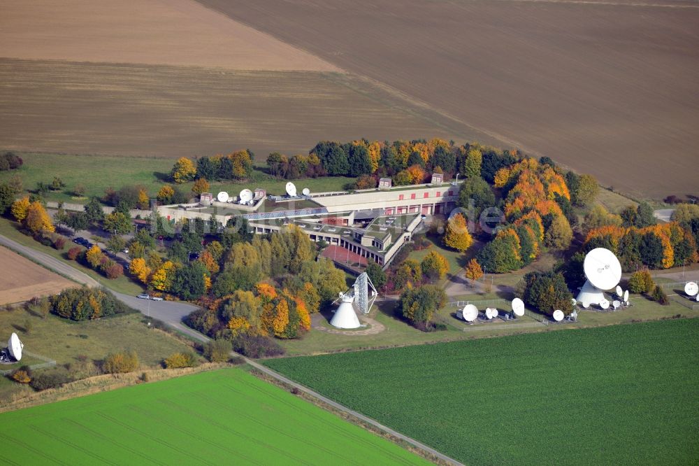 Groß Berkel von oben - Erdfunkstelle CET Teleport in Groß Berkel im Bundesland Niedersachsen