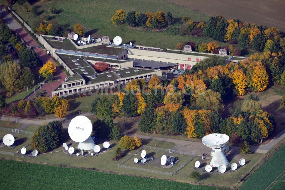 Luftaufnahme Groß Berkel - Erdfunkstelle CET Teleport in Groß Berkel im Bundesland Niedersachsen