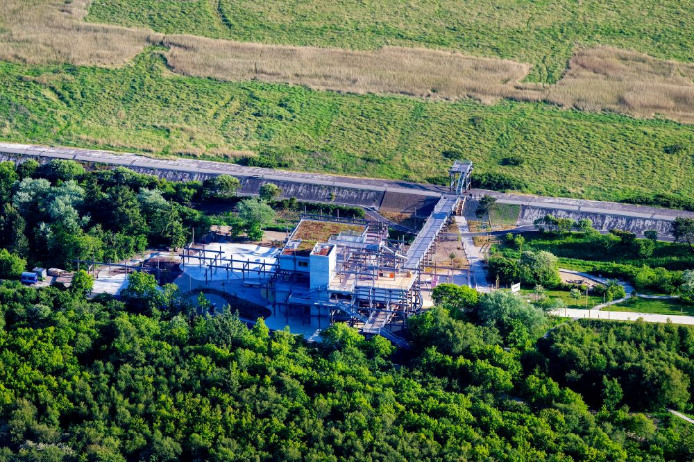 Luftbild Sankt Peter-Ording - Erlebnis Haus am Deich von St.Peter-Ording im Bundesland Schleswig-Holstein, Deutschland
