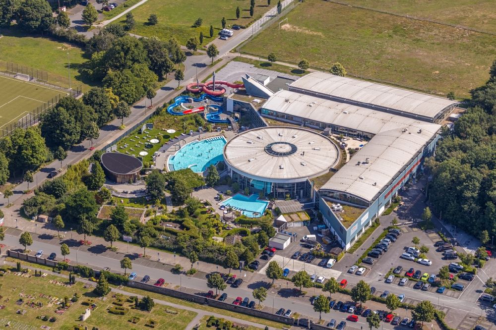 Luftaufnahme Hamm - Erlebnistherme Maximare Bad Hamm GmbH in Hamm im Bundesland Nordrhein-Westfalen