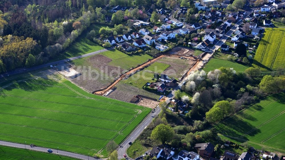 Luftbild Holtorf - Erschließung des Neubaugebietes in Niederholtorf - Süd im Bundesland Nordrhein-Westfalen, Deutschland