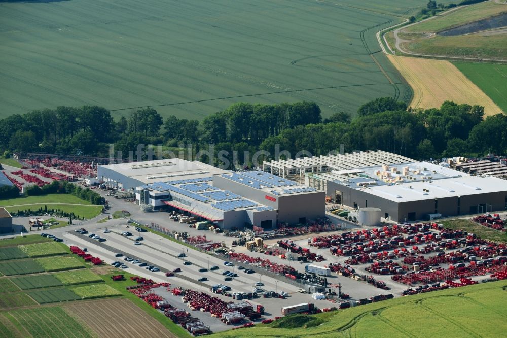Luftbild Schwandorf - Erweiterungsbaustelle am Werksgelände der HORSCH Maschinen GmbH in Schwandorf im Bundesland Bayern, Deutschland