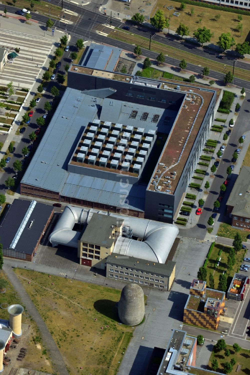 Luftbild Berlin OT Adlershof - Erwin-Schrödinger Zentrum in Berlin-Adlershof