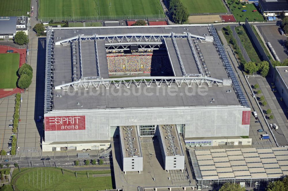 Düsseldorf von oben - Esprit Arena Düsseldorf