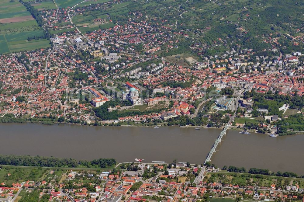 Luftaufnahme Gran - Esztergom in Gran in Ungarn