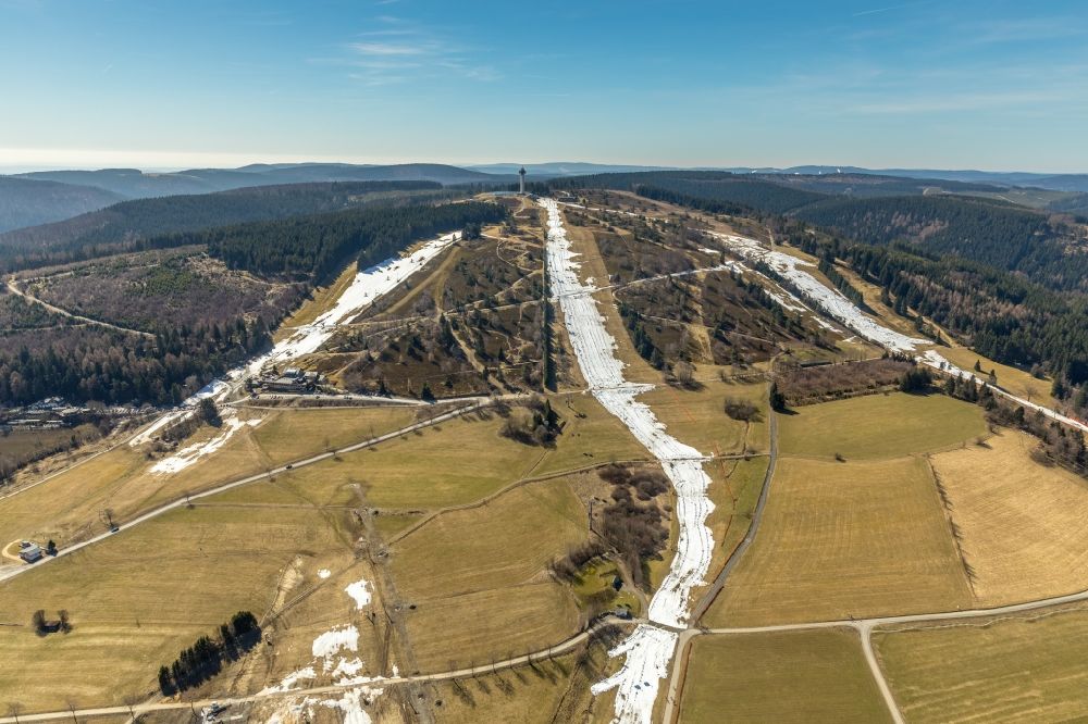 Luftaufnahme Willingen (Upland) - Ettelsberg bei Willingen ( Upland ) im Bundesland Hessen