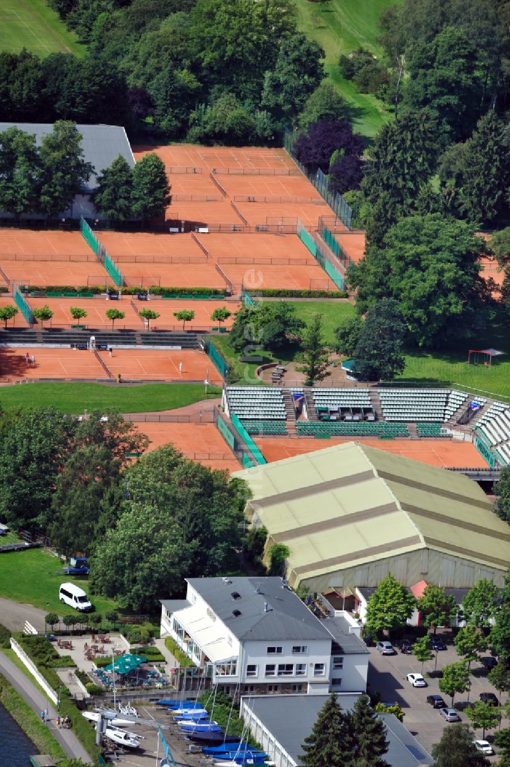 Luftbild Essen - ETuF-Tennisgelände in Essen im Bundesland Nordrhein-Westfalen