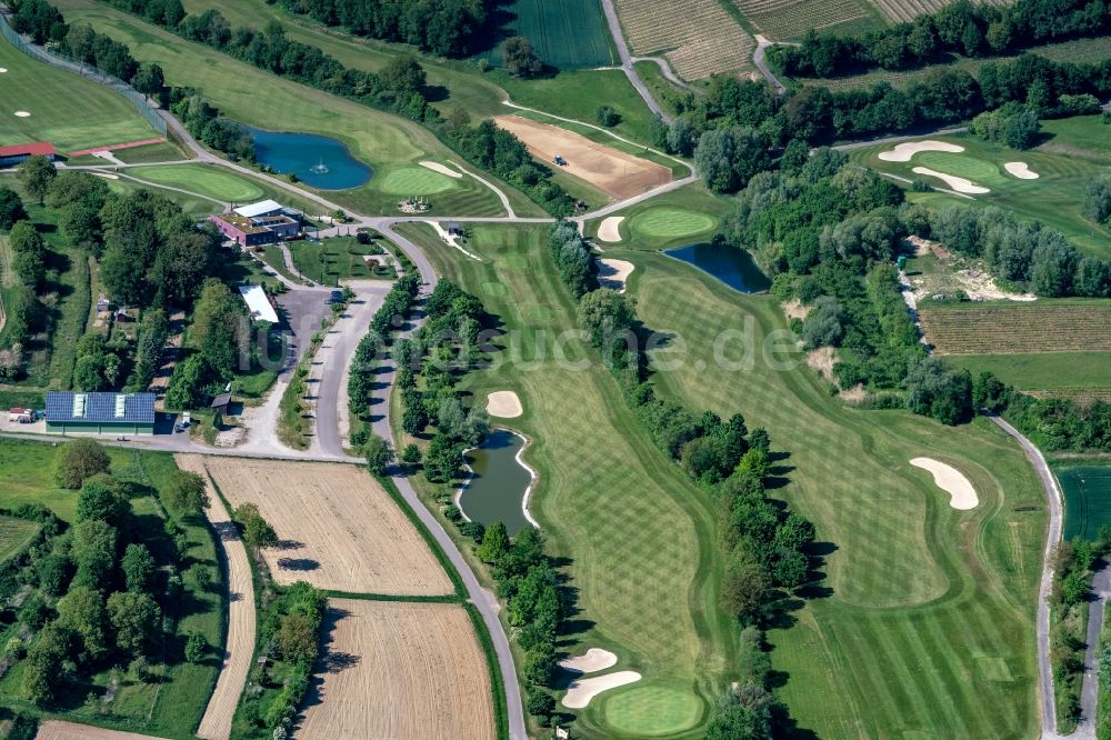 Herbolzheim von oben - Europa-Park Golfclub Breisgau, Golf in Herbolzheim im Bundesland Baden-Württemberg, Deutschland