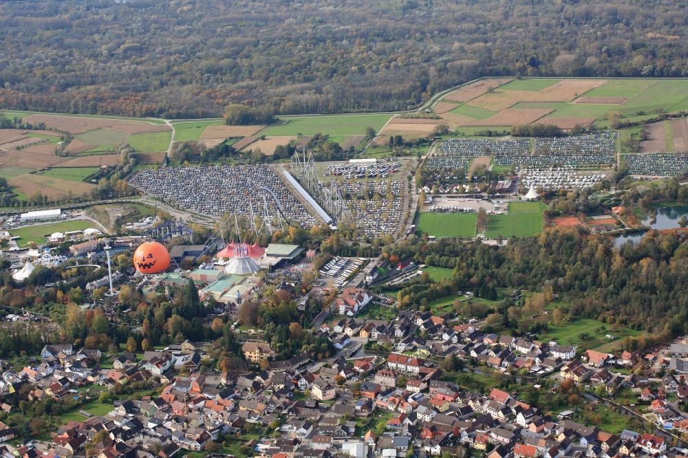 Luftaufnahme Rust - Europa Park in Rust im Bundesland Baden-Württemberg