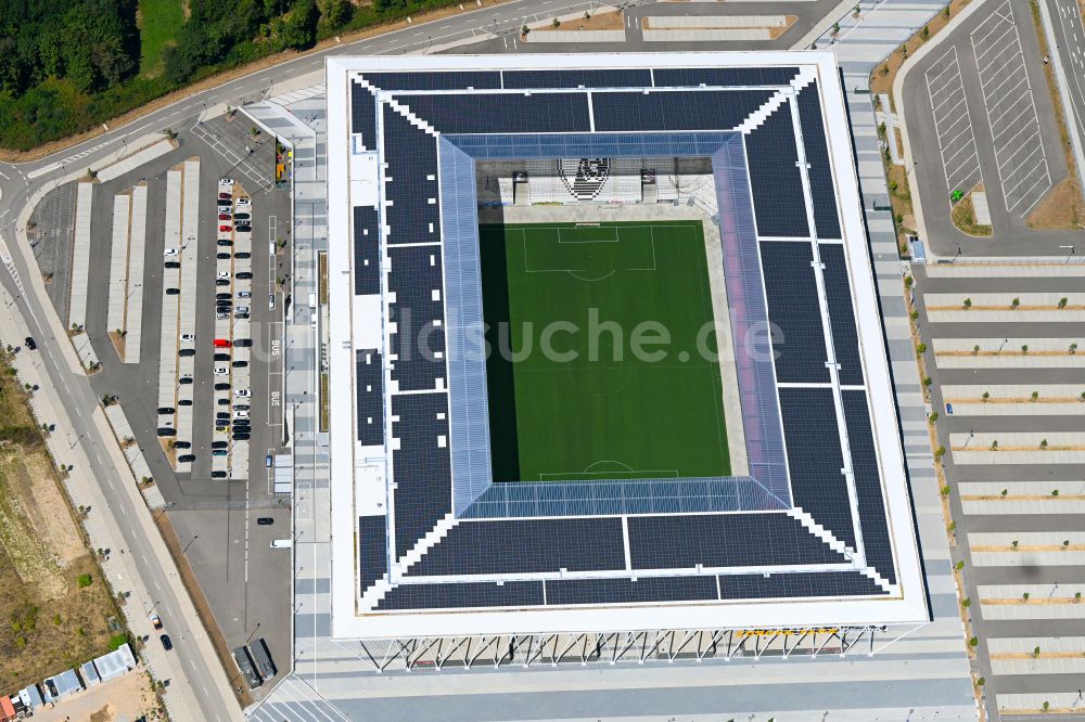 Luftbild Freiburg im Breisgau - Europa-Park-Stadion in Freiburg im Breisgau im Bundesland Baden-Württemberg, Deutschland