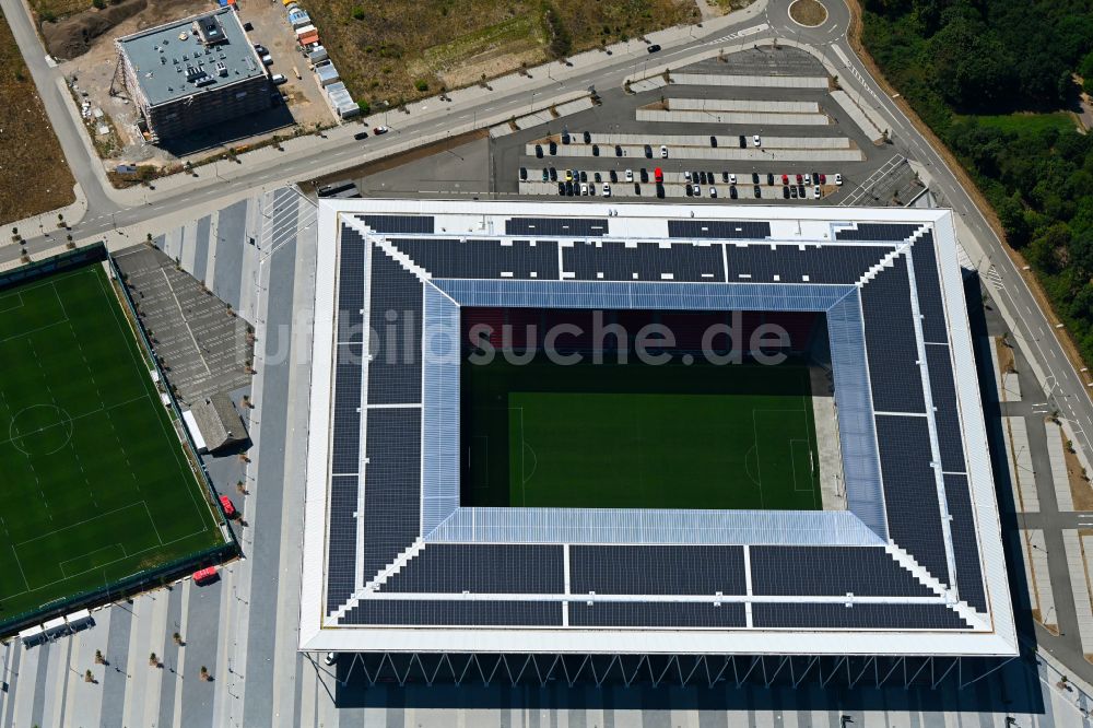Luftaufnahme Freiburg im Breisgau - Europa-Park-Stadion in Freiburg im Breisgau im Bundesland Baden-Württemberg, Deutschland