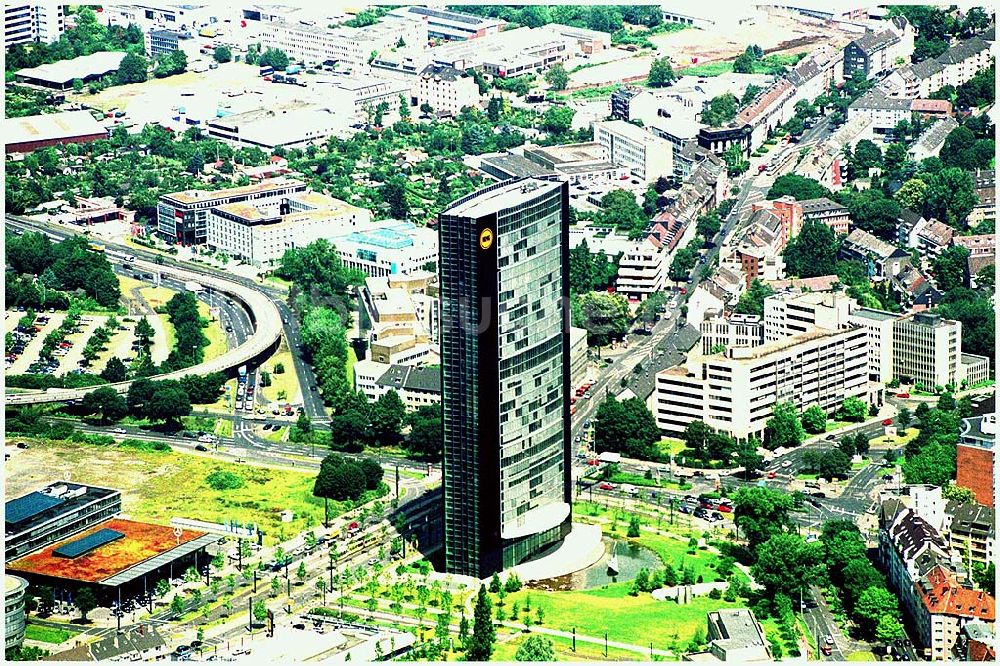 Düsseldorf aus der Vogelperspektive: Europazentrale des Versicherungsunternehmens ARAG