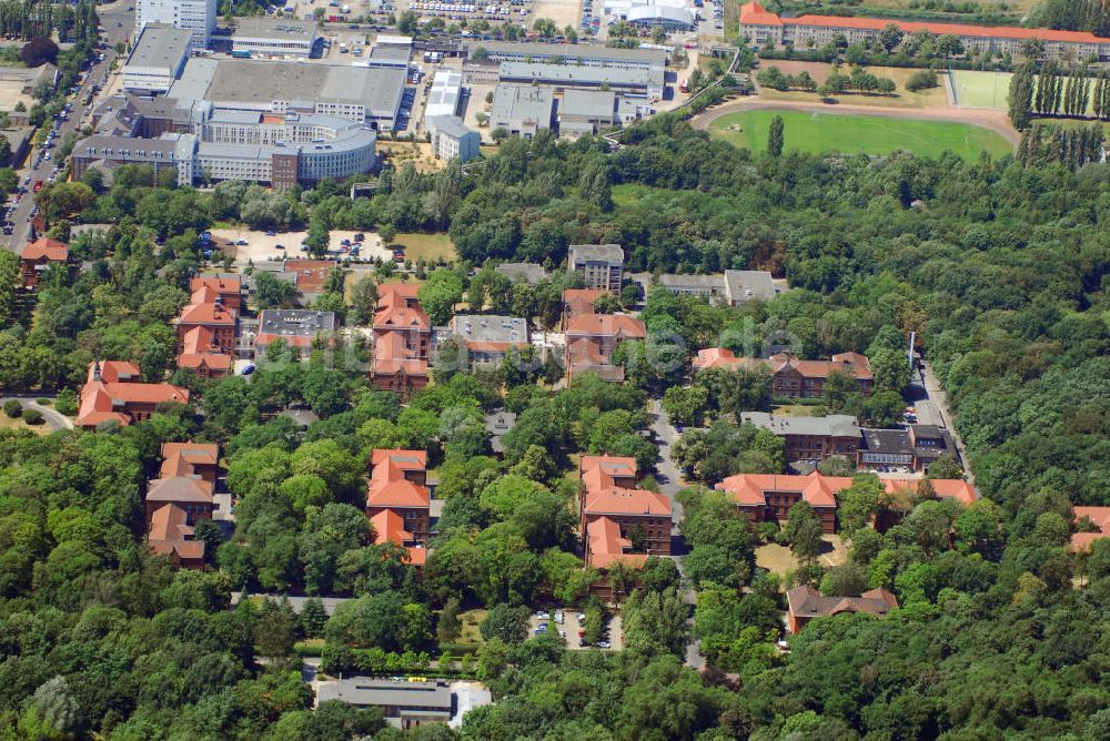Luftbild Berlin - Evangelisches Krankenhaus Königin Elisabeth Herzberge Berlin Lichtenberg