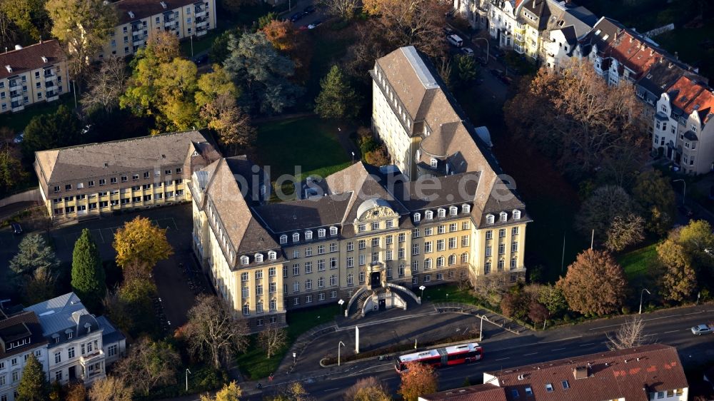 Bonn aus der Vogelperspektive: Fachbibliothek Mathematik Universität Bonn in Bonn im Bundesland Nordrhein-Westfalen, Deutschland