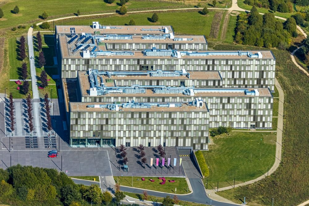 Luftbild Bielefeld - Fachhochschule und das Forschungsinstitut Cluster of Excellence Cognitive Interaction Technology mit dem CITEC-Gebäude in Bielefeld im Bundesland Nordrhein-Westfalen