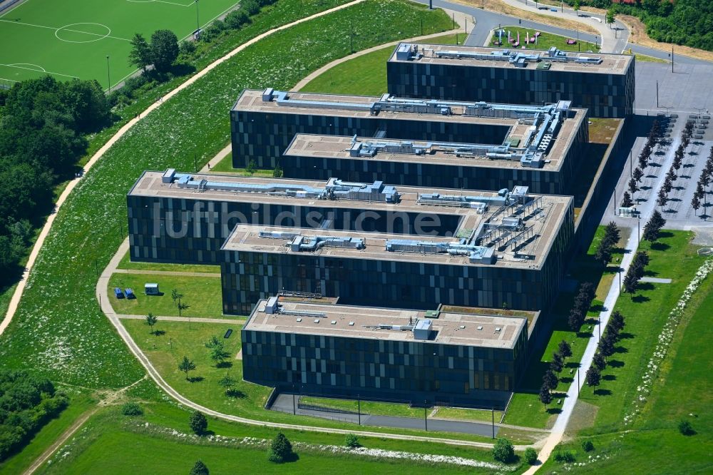 Luftbild Bielefeld - Fachhochschule und das Forschungsinstitut Cluster of Excellence Cognitive Interaction Technology mit dem CITEC-Gebäude in Bielefeld im Bundesland Nordrhein-Westfalen