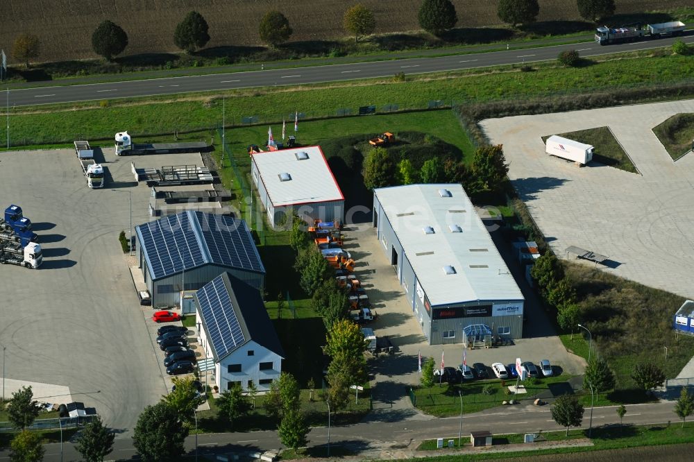 Luftbild Ebendorf - Fahrzeugbau- Werksgelände der Auto März Fahrzeugtechnik u. Anlagen GmbH in Ebendorf im Bundesland Sachsen-Anhalt, Deutschland