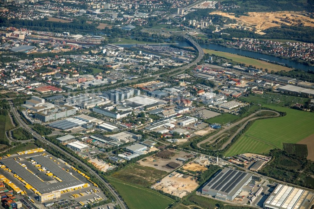 Luftbild Regensburg - Fahrzeugbau- Werksgelände der Continental Automotive GmbH im Ortsteil Irlmauth in Regensburg im Bundesland Bayern, Deutschland