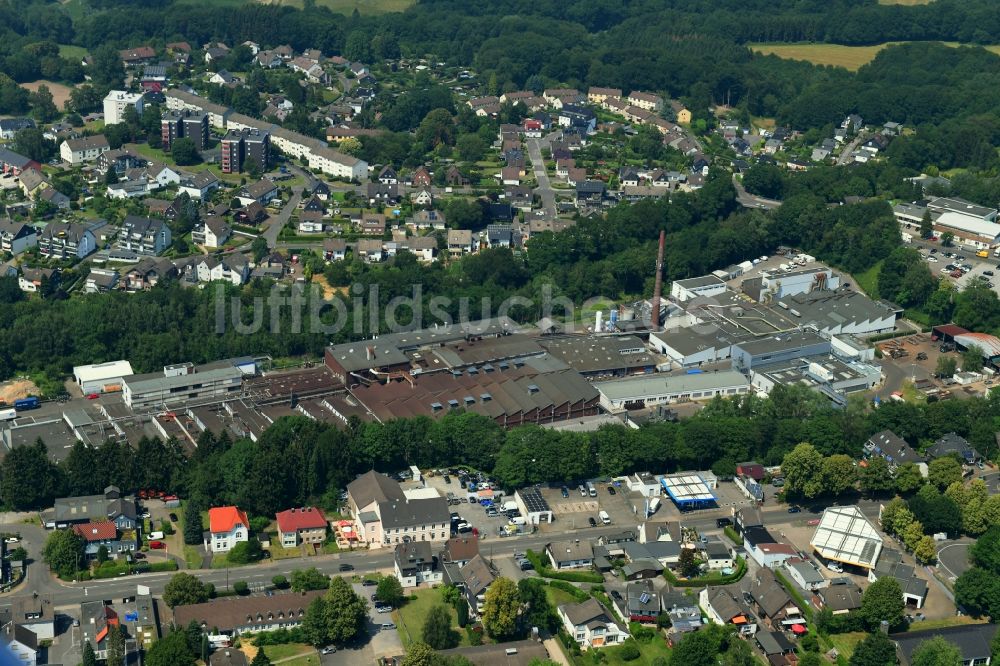 Luftbild Burscheid - Fahrzeugbau- Werksgelände der Federal Mogul in Burscheid im Bundesland Nordrhein-Westfalen, Deutschland
