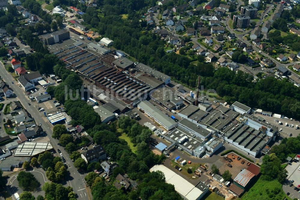 Burscheid von oben - Fahrzeugbau- Werksgelände der Federal Mogul in Burscheid im Bundesland Nordrhein-Westfalen, Deutschland