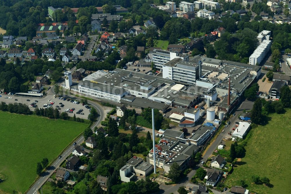 Burscheid von oben - Fahrzeugbau- Werksgelände GOETZE - FEDERAL MOGUL Burscheid im Bundesland Nordrhein-Westfalen, Deutschland
