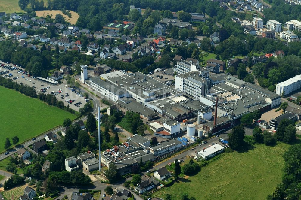 Luftbild Burscheid - Fahrzeugbau- Werksgelände GOETZE - FEDERAL MOGUL Burscheid im Bundesland Nordrhein-Westfalen, Deutschland