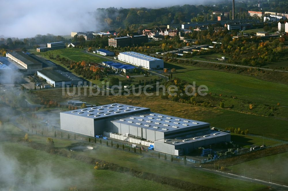 Luftbild Artern/Unstrut - Fahrzeugbau- Werksgelände der Snop Automotive Artern GmbH in Artern/Unstrut im Bundesland Thüringen, Deutschland