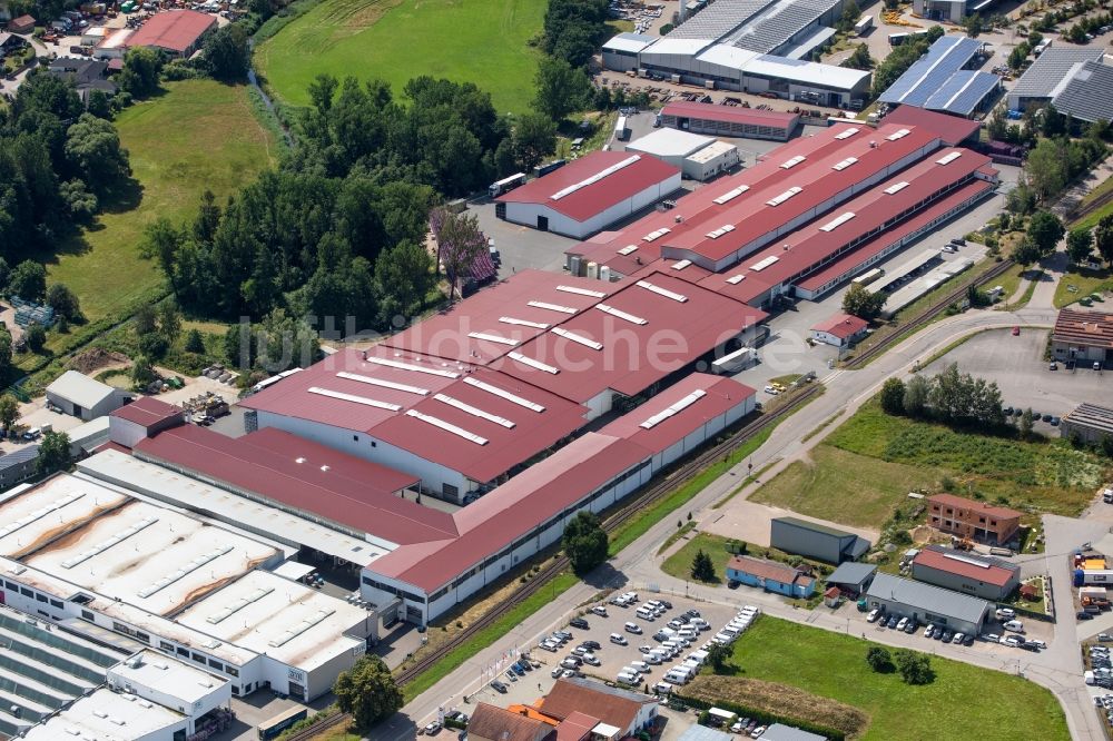 Luftbild Grubmühl - Fahrzeugbau- Werksgelände der ZMT Automotive GmbH & Co. KG in Grubmühl im Bundesland Bayern, Deutschland