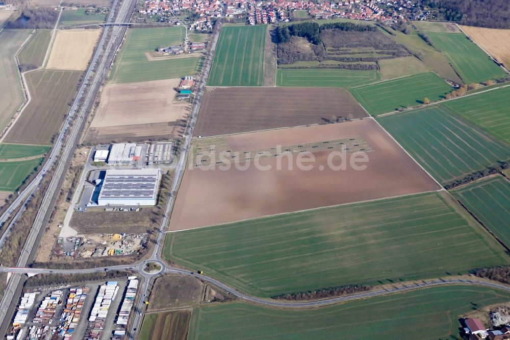 Luftaufnahme Nörten-Hardenberg - Feldlandschaft und Planungsfläche Area 3 Ost in Nörten-Hardenberg im Bundesland Niedersachsen, Deutschland