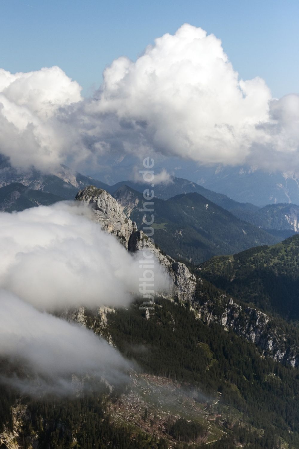 Luftbild Tirol - Felsen- und Berglandschaft in in Tirol, Österreich