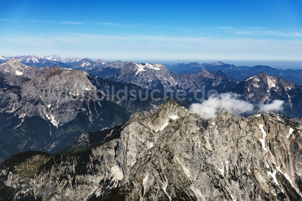 Luftbild Vordernberg - Felsen- und Berglandschaft in Vordernberg in Steiermark, Österreich