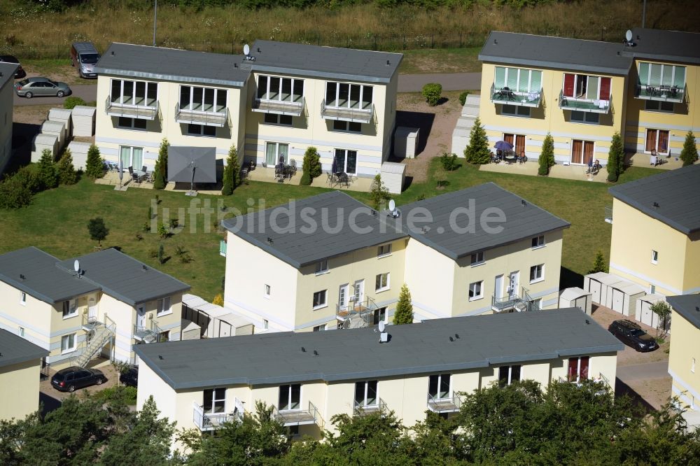 Luftaufnahme Gelbensande - Ferienhaus- Anlage des Ferienparks Küstenwald in Gelbensande im Bundesland Mecklenburg-Vorpommern