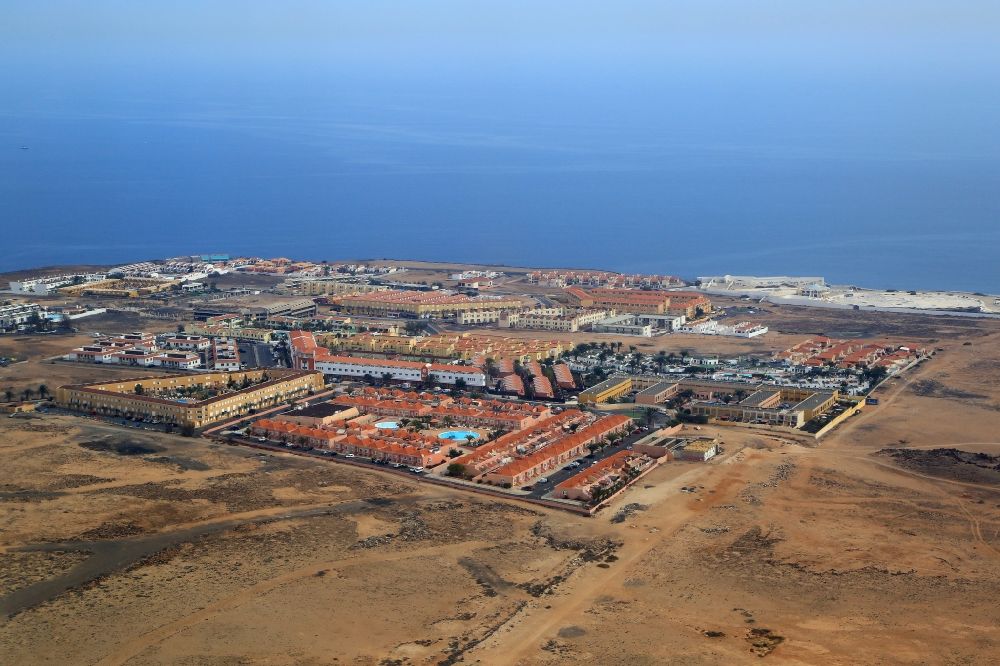 Luftbild Antigua - Ferienhaus- Anlage des Ferienparks Nuevo Horizonte auf Fuerteventura, Kanarische Inseln, in Antigua in Canarias, Spanien