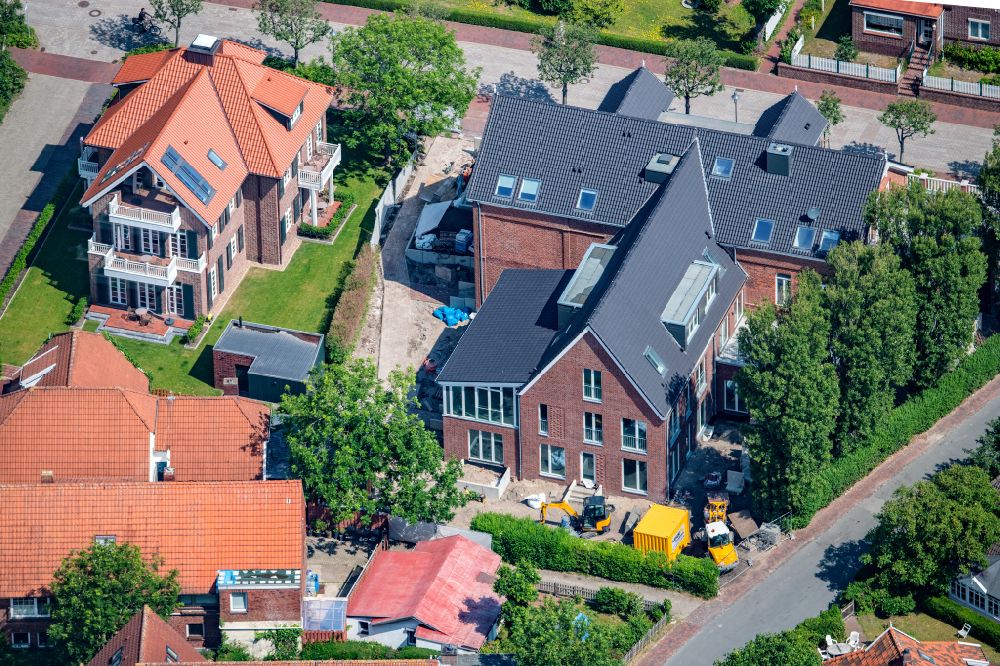 Langeoog aus der Vogelperspektive: Ferienhaus Anlage Lüttjeod Apartmentvilla in Langeoog im Bundesland Niedersachsen, Deutschland