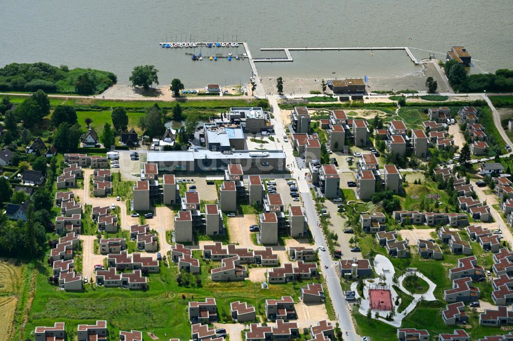 Luftaufnahme Lembruch - Ferienhaus Anlage Marissa Ferienpark am Dümmer See in Lembruch im Bundesland Niedersachsen, Deutschland