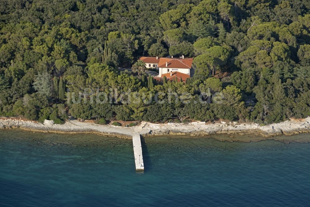 Luftbild Pula - Ferienhaus Anlage in Pula in Istirien - Istarska zupanija, Kroatien