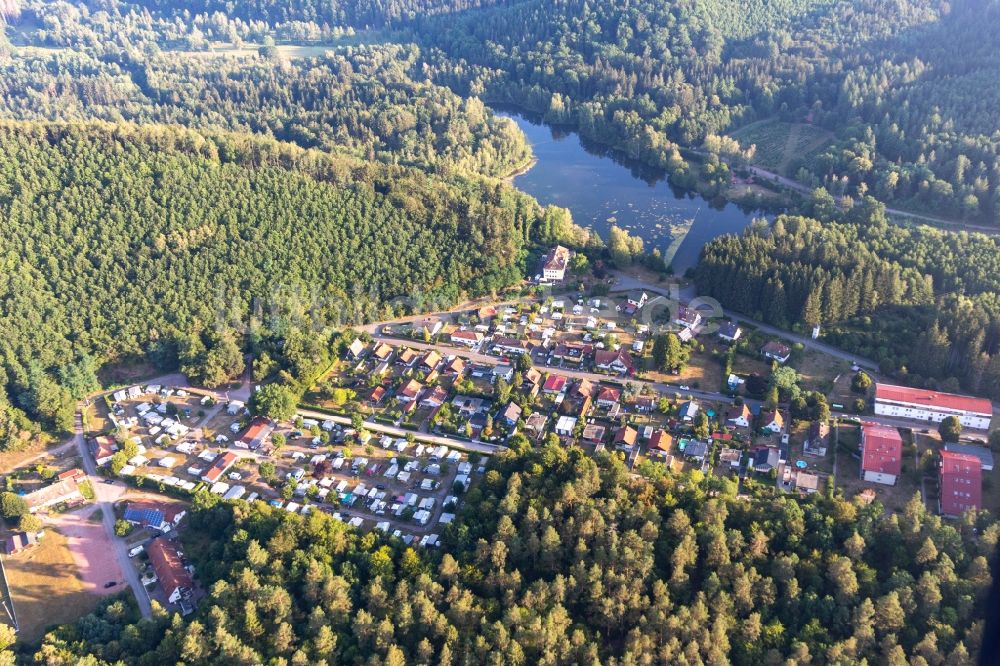 Schöntal von oben - Ferienhaus Anlage in Schöntal im Bundesland Rheinland-Pfalz, Deutschland
