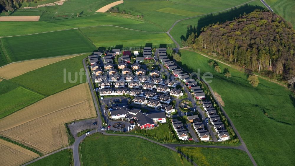 Drees von oben - Ferienhausanlage in Drees im Bundesland Rheinland-Pfalz, Deutschland
