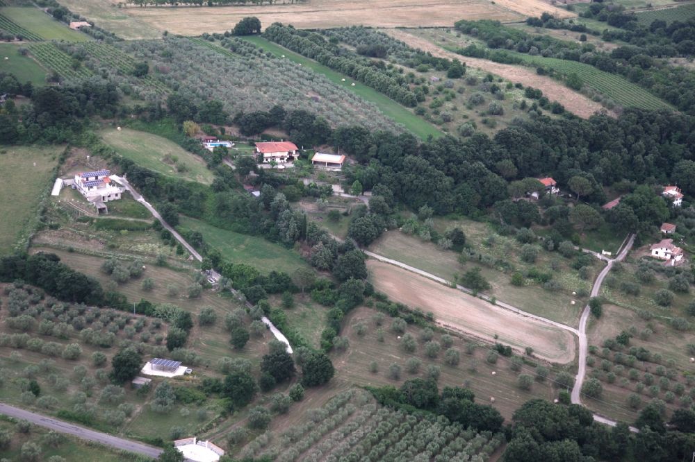 Luftaufnahme Bolsena Sant' Antonio - Ferienhäuser bei Bolsena Sant' Antonio in Latium in Italien