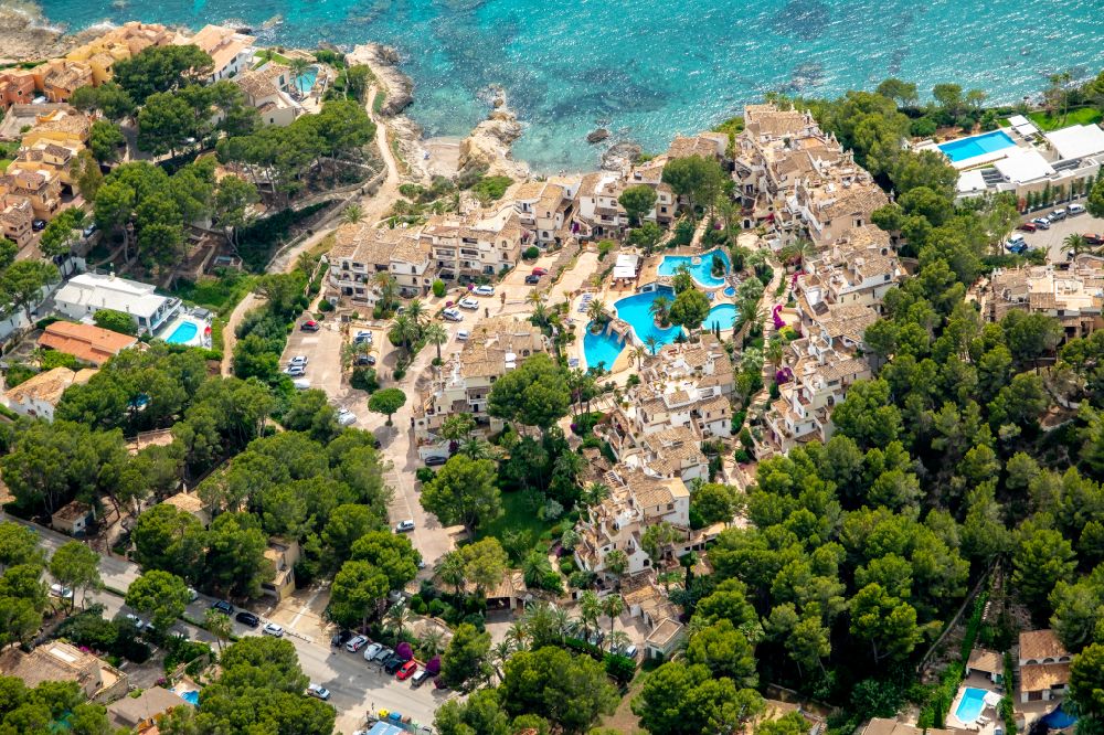 Luftbild Costa de la Calma - Ferienwohnungsanlage Club Monte de Oro in Costa de la Calma in Balearische Insel Mallorca, Spanien