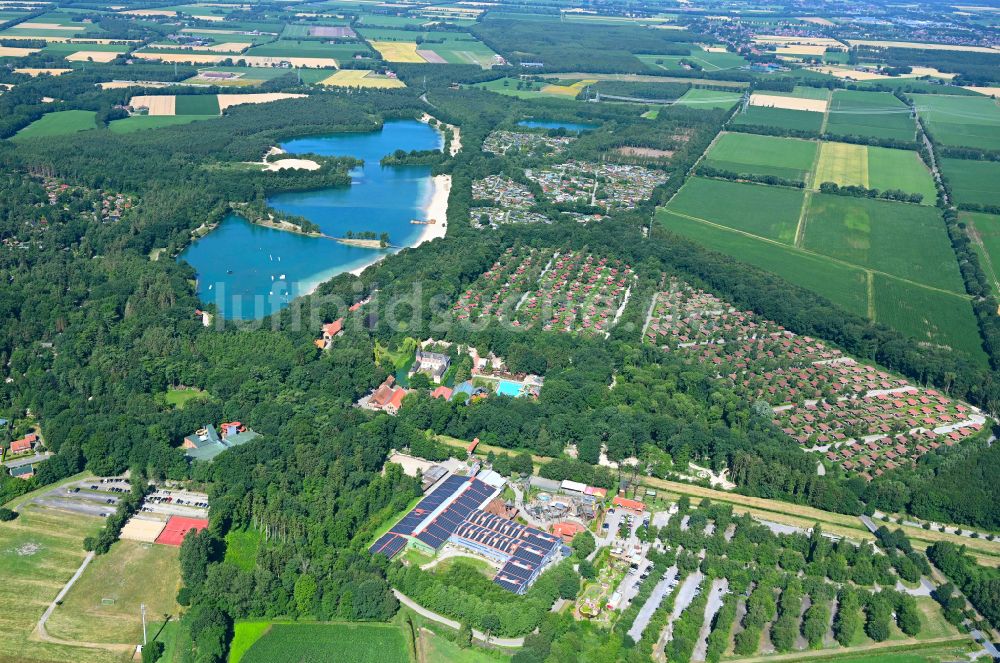 Luftbild Haren (Ems) - Ferienzentrum Schloss Dankern am Dankernsee in Haren (Ems) im Bundesland Niedersachsen, Deutschland