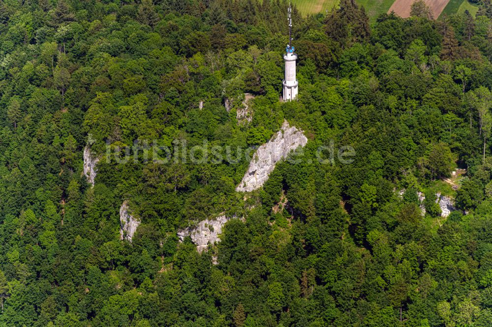 Luftbild Albstadt - Fernmeldeturm und Fernsehturm in Albstadt im Bundesland Baden-Württemberg, Deutschland