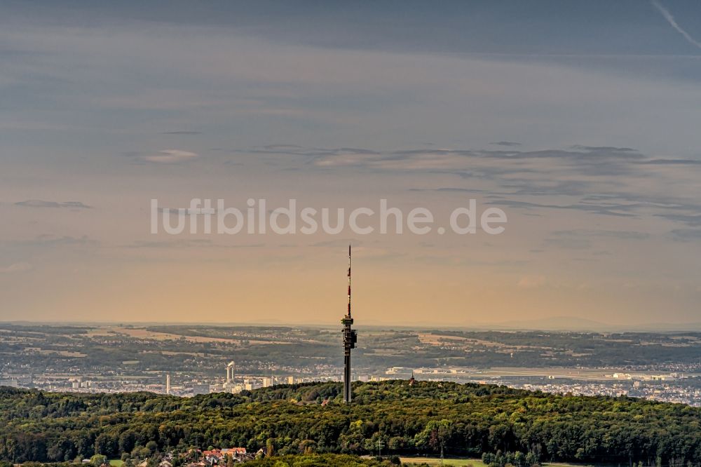 Luftbild Bettingen - Fernmeldeturm und Fernsehturm in Bettingen im Kanton Basel, Schweiz